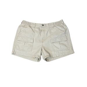 Vintage Red Head Cargo Shorts Men’s 42 Khaki Cotton Utility Outdoor Pockets